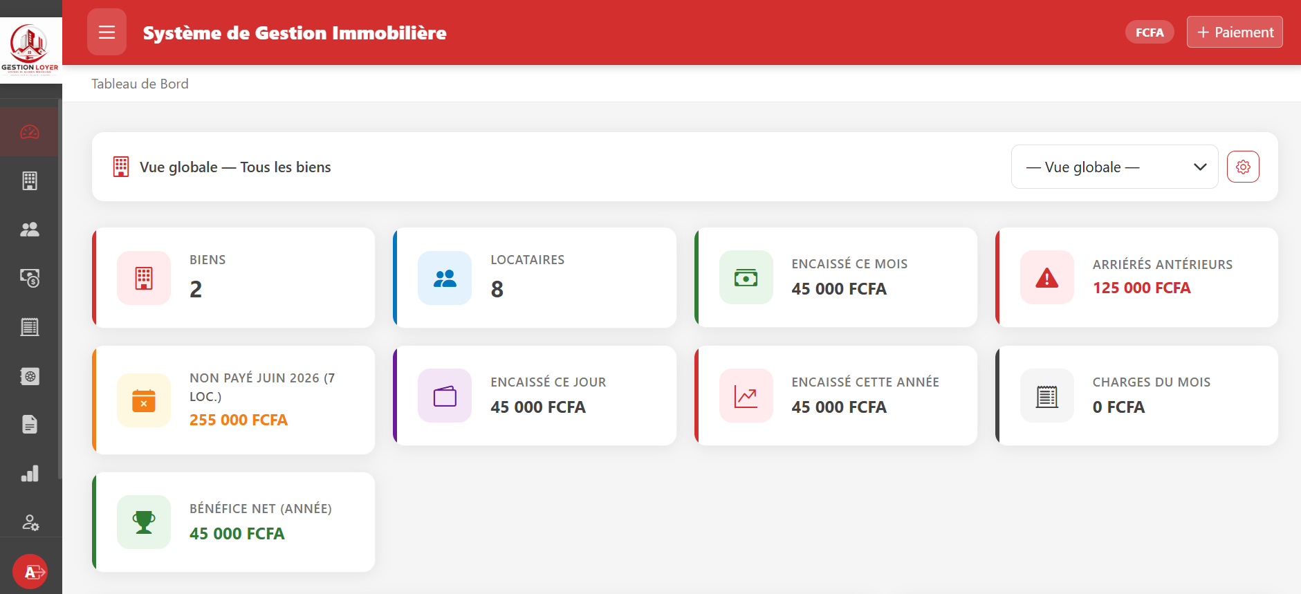 Système de Gestion Immobilière